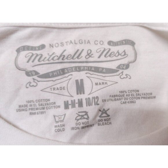 Mitchell Ness Arizona Cardinal Teens Medium 10/12 Spellout Paint Brush T-Shirt - Picture 9 of 10